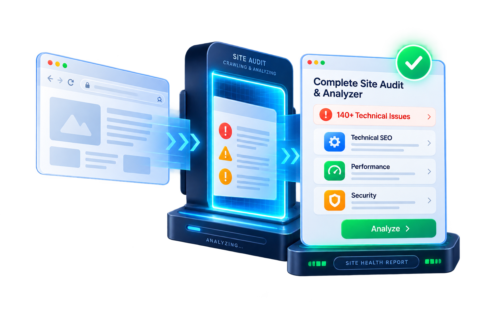 SEO Site Audit and Health Diagnostic Tool