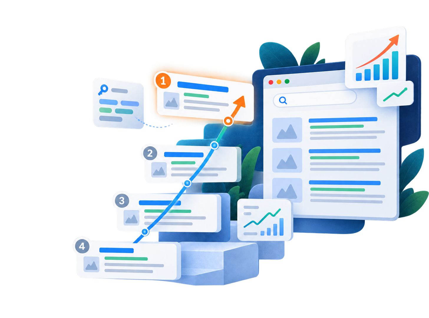 Position Tracking and Rank Monitoring Overview Dashboard